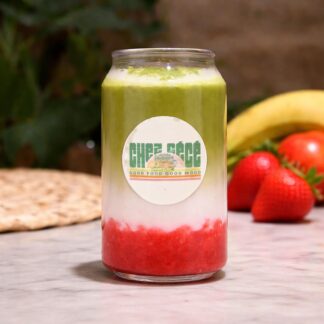 Iced matcha latte FRAISE 33CL